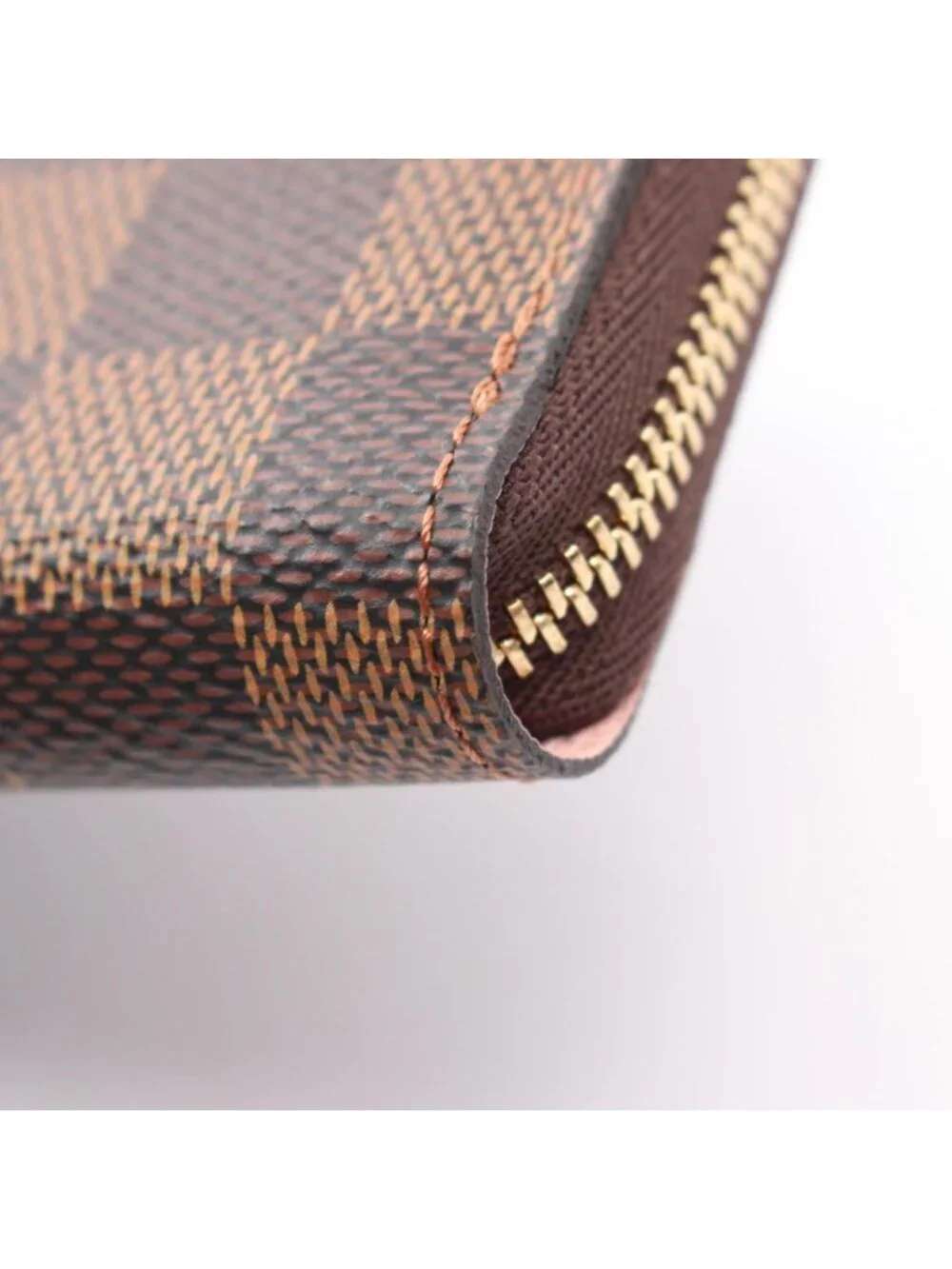 Louis Vuitton Coin Purse Zippy Damier Ebene Rose Ballerine